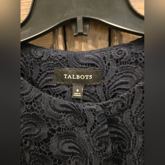 Talbot's Longline Lace Coat, Size 8 - Picture 3 of 12